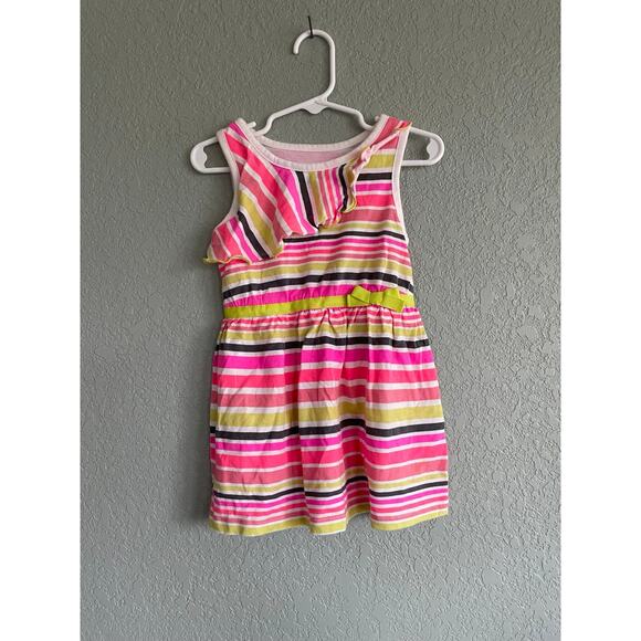 3/$15 Circo Girls 3T sundress Striped Summer Dress - Picture 1 of 4
